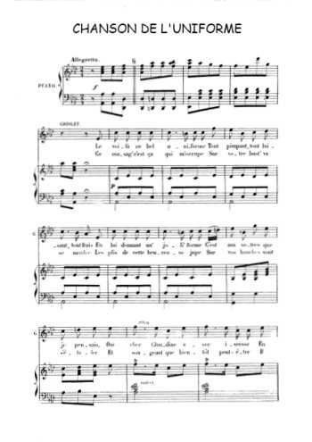 Chanson de l'uniforme